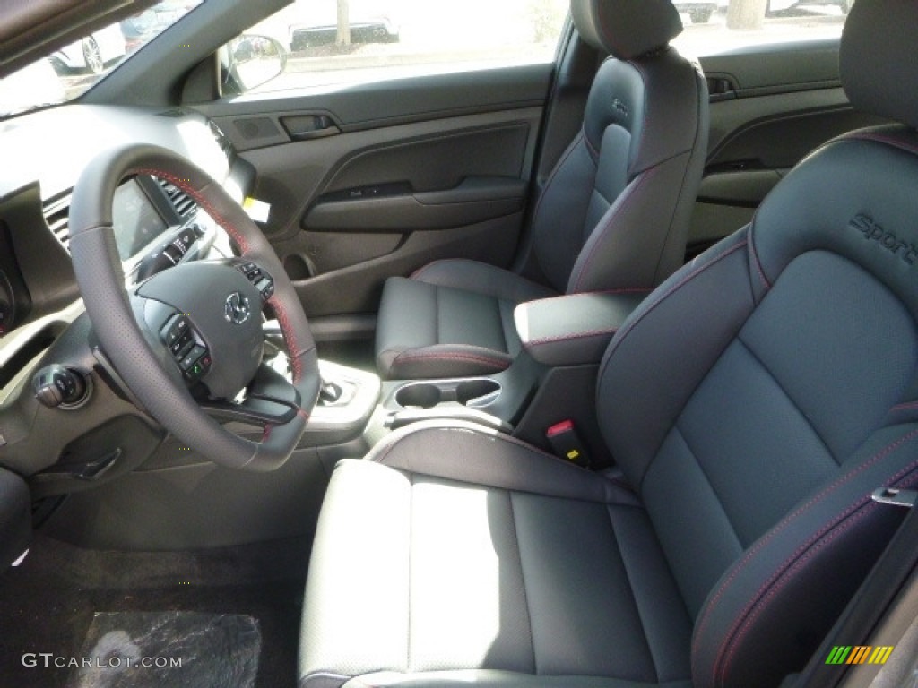 2017 Elantra Sport - Gray / Black photo #7
