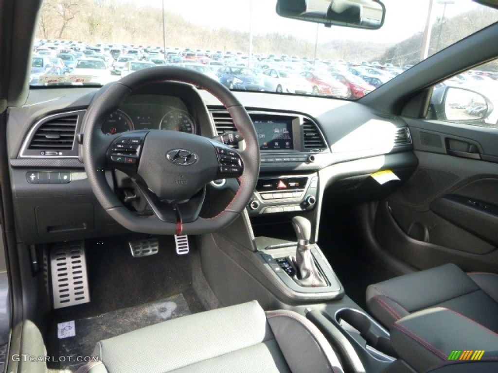 2017 Elantra Sport - Gray / Black photo #9
