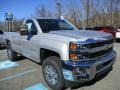 Silver Ice Metallic 2017 Chevrolet Silverado 2500HD LT Regular Cab 4x4 Exterior