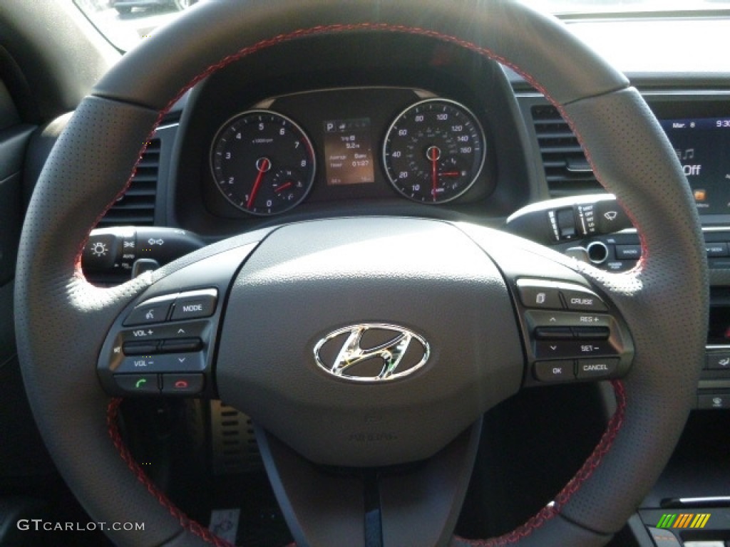 2017 Elantra Sport - Gray / Black photo #12