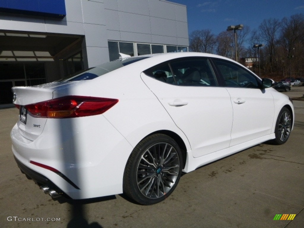 2017 Elantra Sport - White / Black photo #2