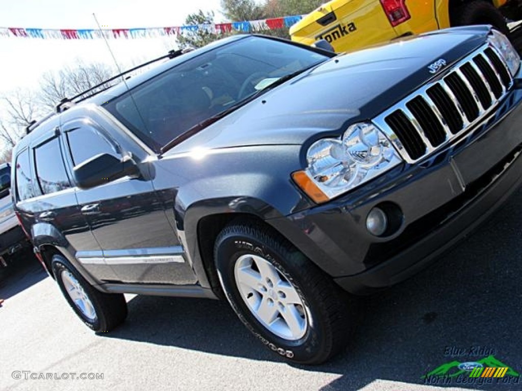 2007 Grand Cherokee Limited 4x4 - Steel Blue Metallic / Medium Slate Gray photo #31