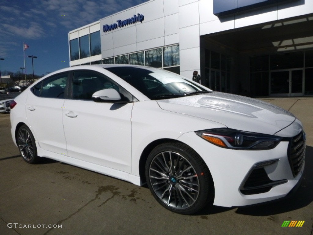 2017 Elantra Sport - White / Black photo #3
