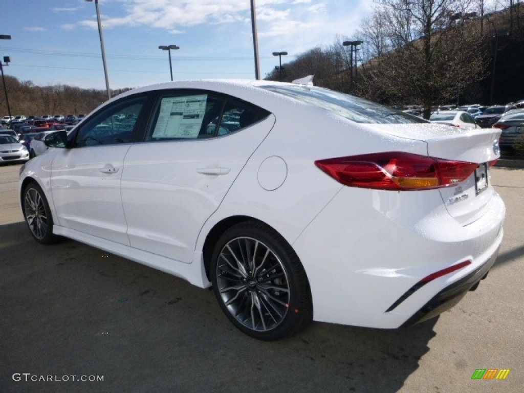 2017 Elantra Sport - White / Black photo #5