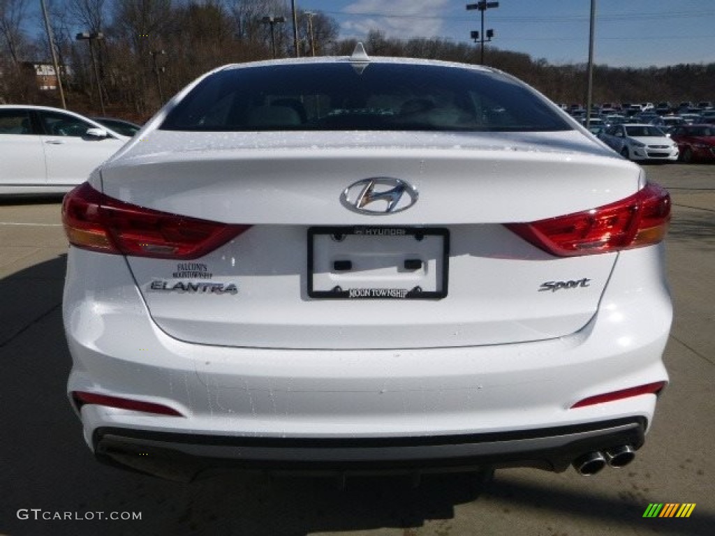 2017 Elantra Sport - White / Black photo #6