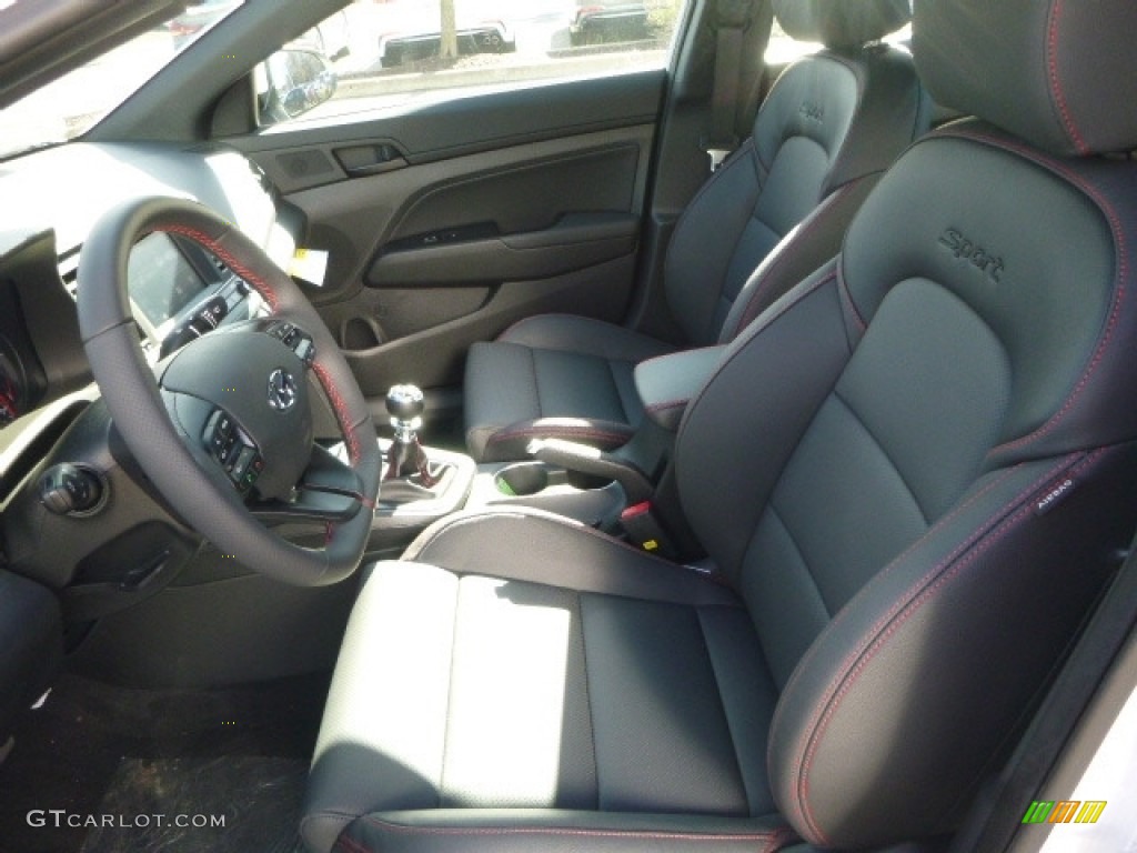 2017 Elantra Sport - White / Black photo #8
