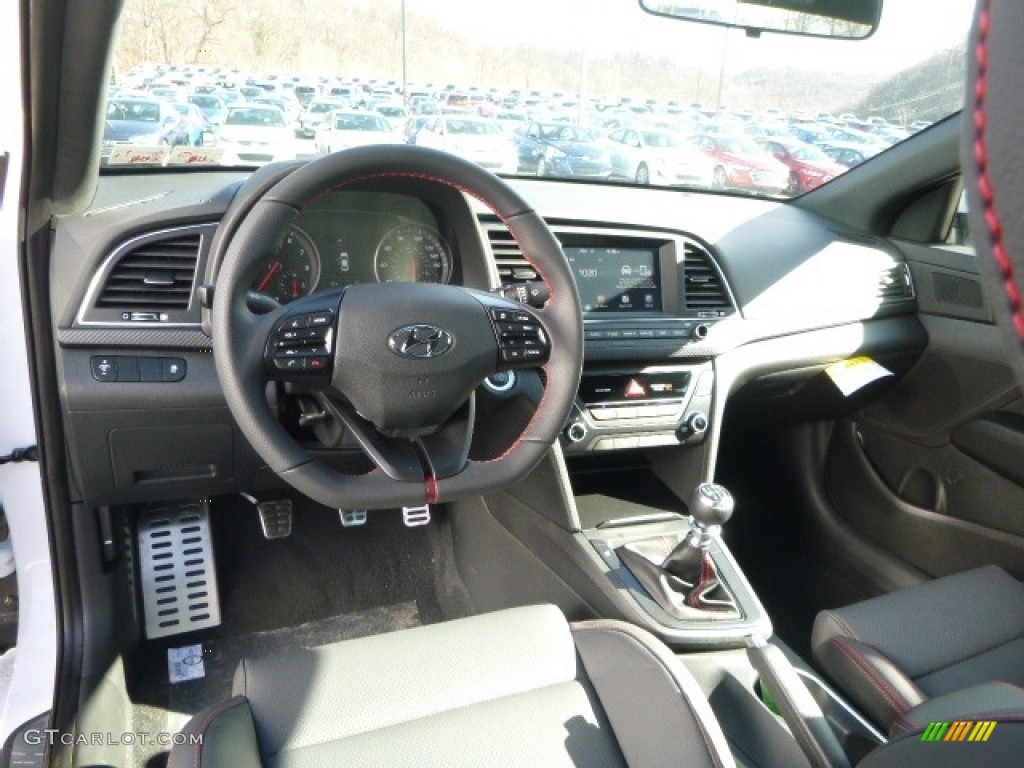2017 Elantra Sport - White / Black photo #9