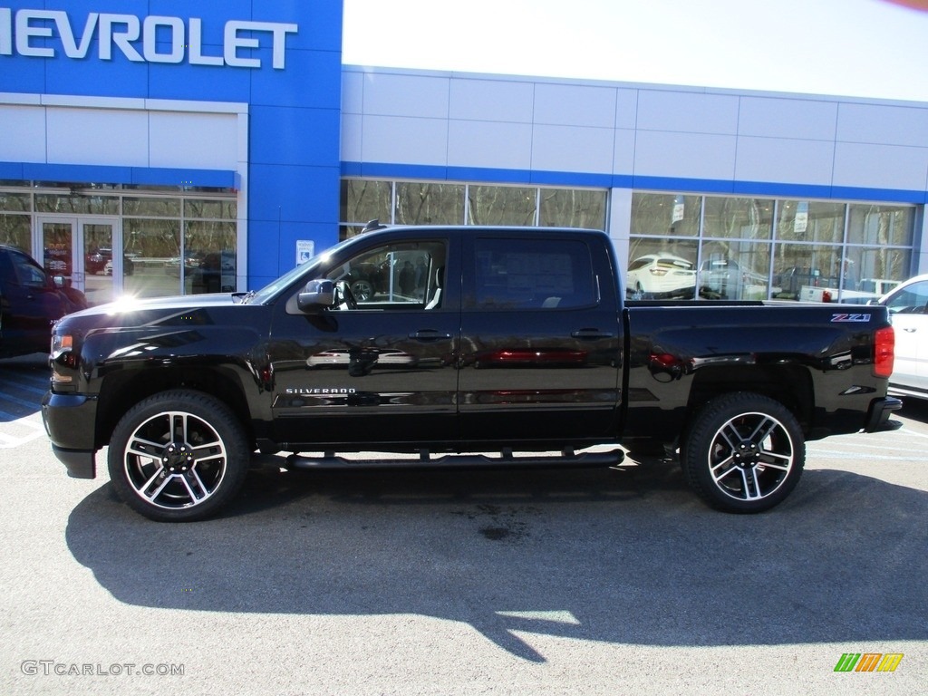 2017 Silverado 1500 LT Crew Cab 4x4 - Black / Jet Black photo #2