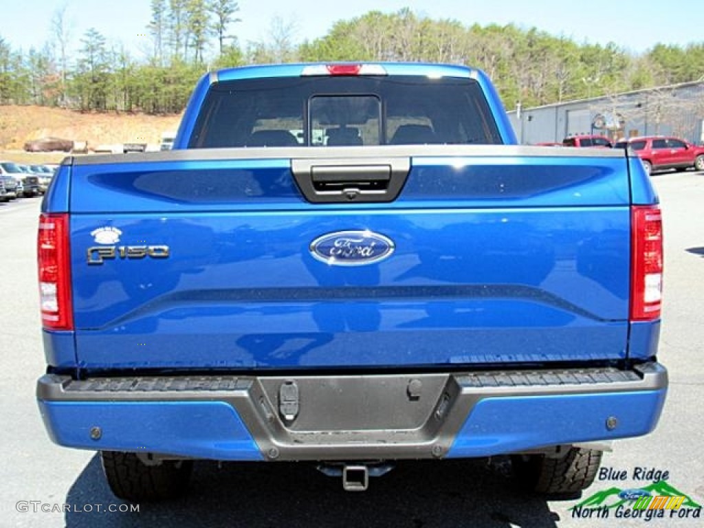 2017 F150 XL SuperCrew 4x4 - Lightning Blue / Black photo #4