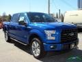 2017 Lightning Blue Ford F150 XL SuperCrew 4x4  photo #7