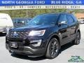 2017 Shadow Black Ford Explorer XLT 4WD  photo #1