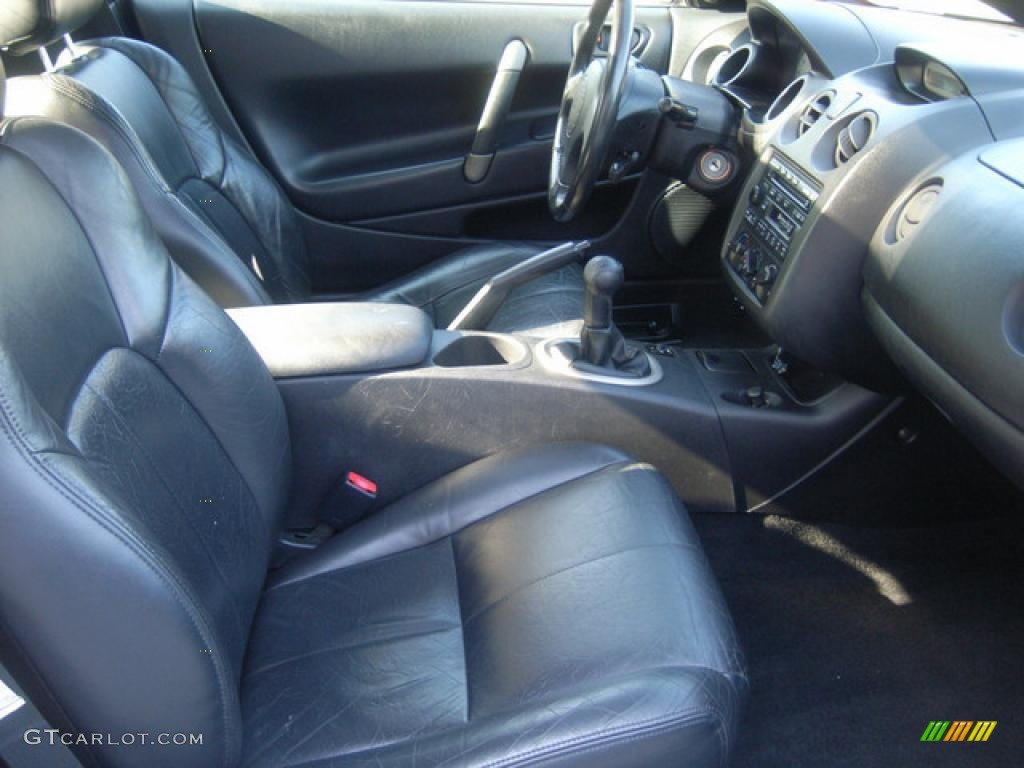 2002 Eclipse GT Coupe - Chrome Blue Pearl / Black photo #10