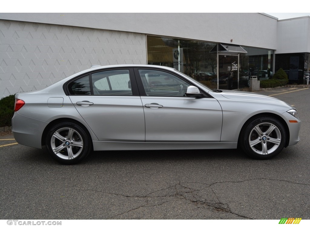 2014 3 Series 328i xDrive Sedan - Glacier Silver Metallic / Black photo #2