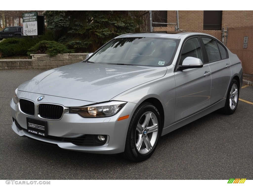 2014 3 Series 328i xDrive Sedan - Glacier Silver Metallic / Black photo #6