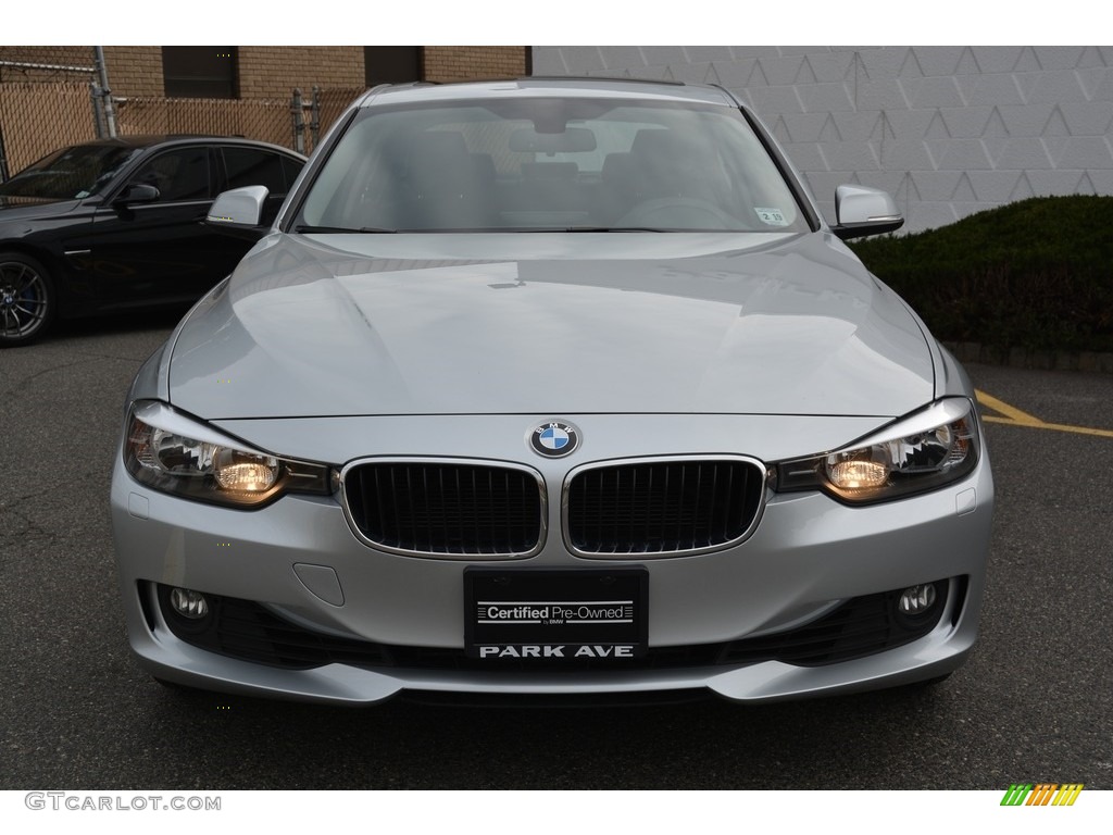 2014 3 Series 328i xDrive Sedan - Glacier Silver Metallic / Black photo #7