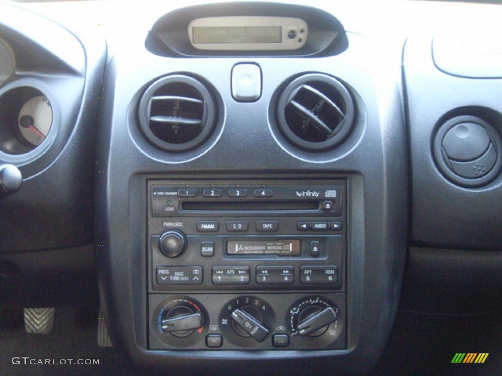 2002 Eclipse GT Coupe - Chrome Blue Pearl / Black photo #14