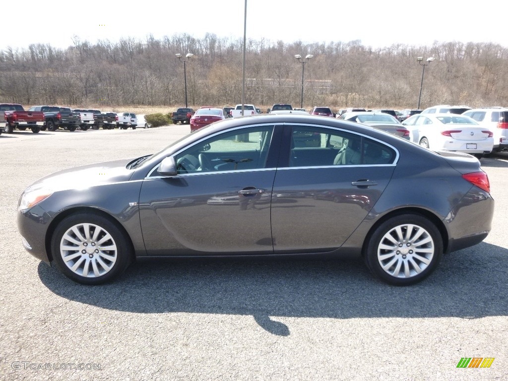2011 Regal CXL - Granite Gray Metallic / Ebony photo #12