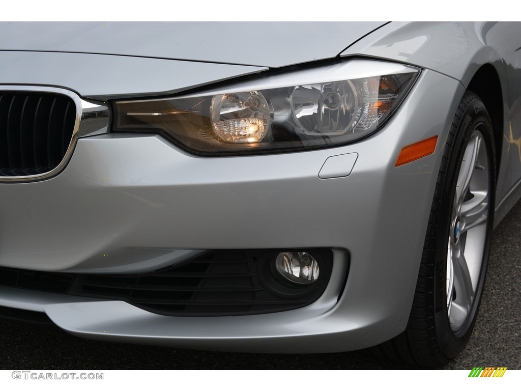 2014 3 Series 328i xDrive Sedan - Glacier Silver Metallic / Black photo #31