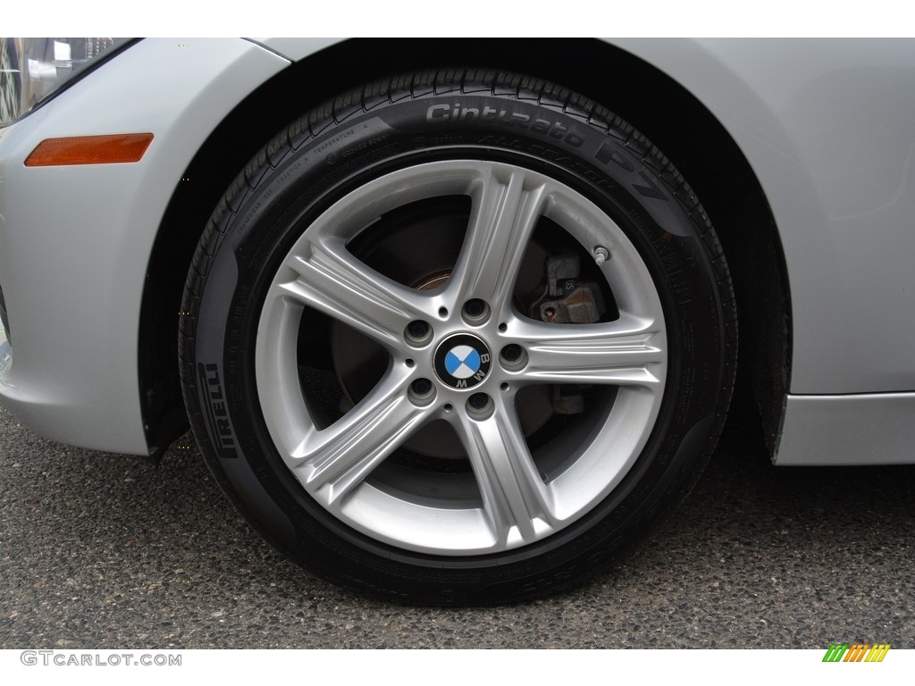 2014 3 Series 328i xDrive Sedan - Glacier Silver Metallic / Black photo #32
