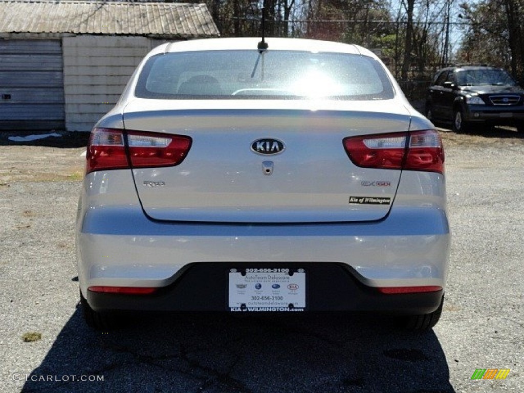 2017 Rio EX Sedan - Bright Silver / Black photo #5