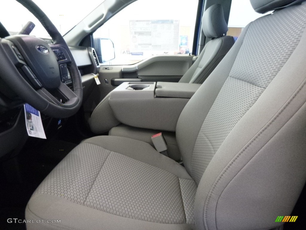 2017 F150 XLT SuperCab 4x4 - Lightning Blue / Earth Gray photo #6