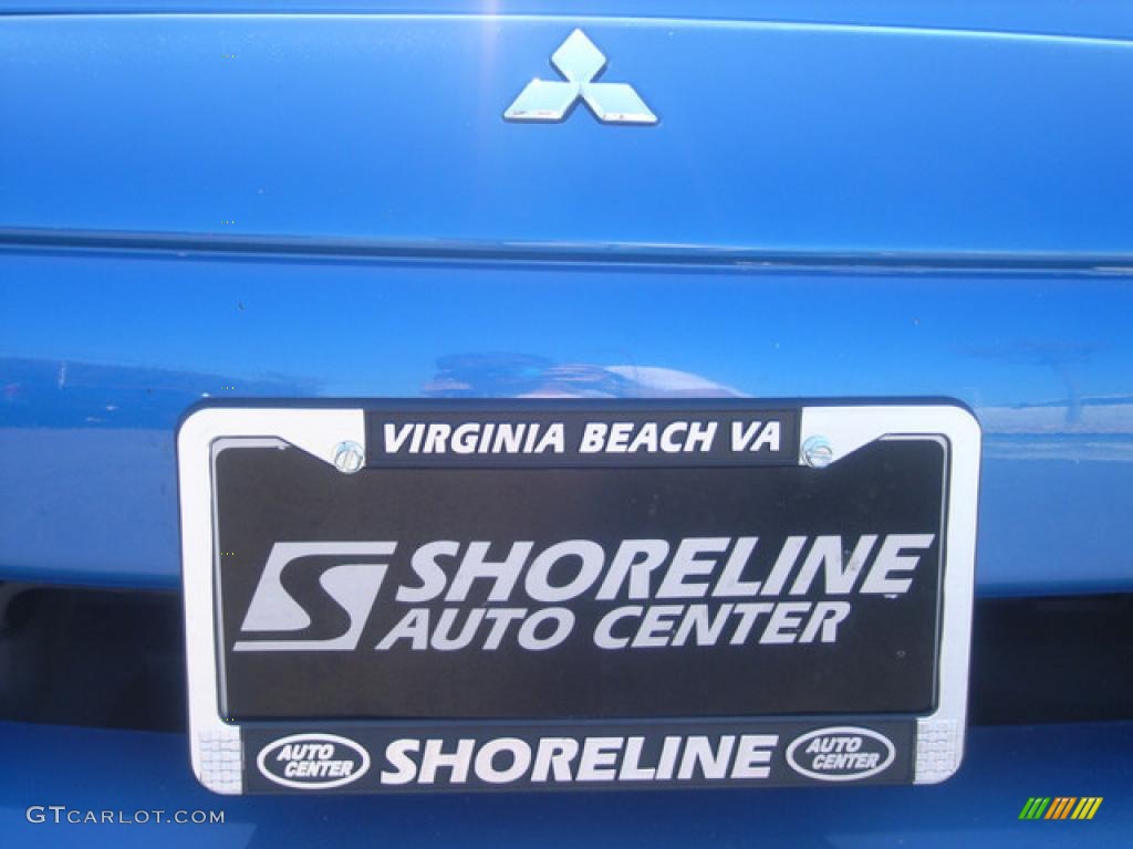 2002 Eclipse GT Coupe - Chrome Blue Pearl / Black photo #21