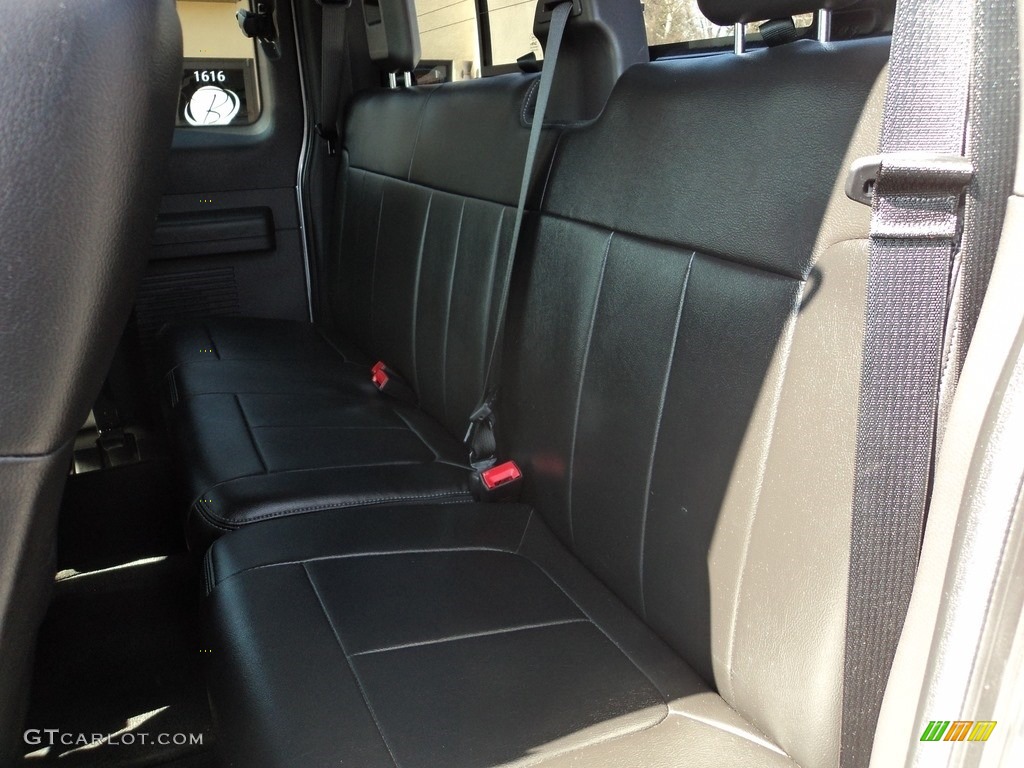 2015 F250 Super Duty Lariat Super Cab 4x4 - Ingot Silver / Black photo #9