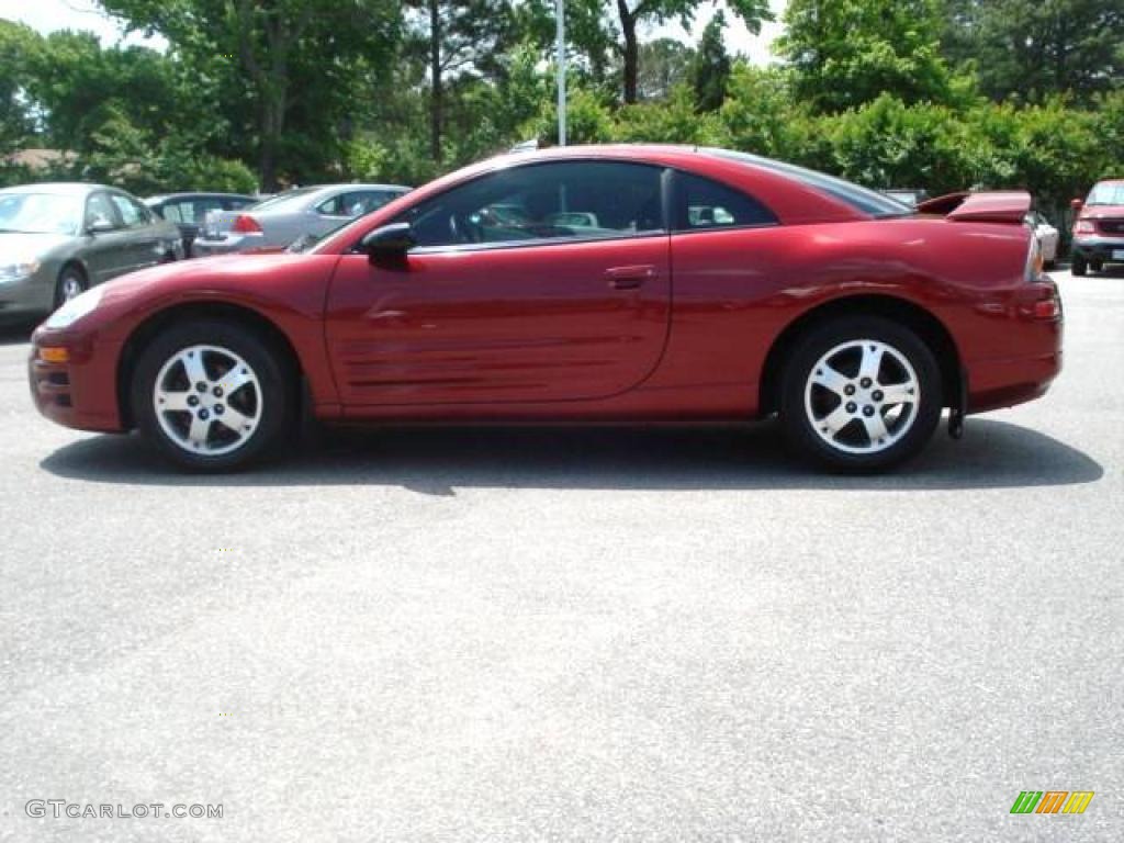 2003 Eclipse GS Coupe - Ultra Red Pearl / Midnight photo #3