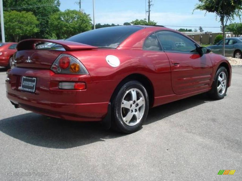 2003 Eclipse GS Coupe - Ultra Red Pearl / Midnight photo #5