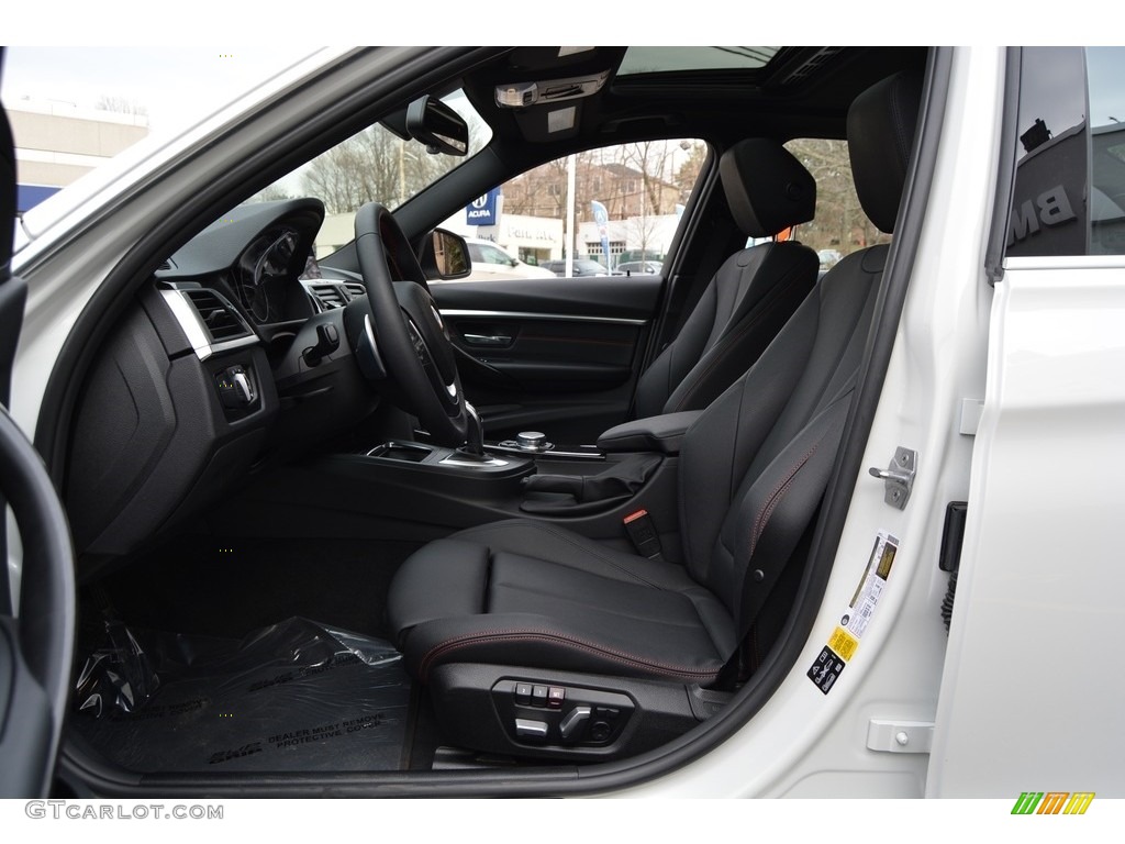 2017 3 Series 330i xDrive Sedan - Alpine White / Black photo #11