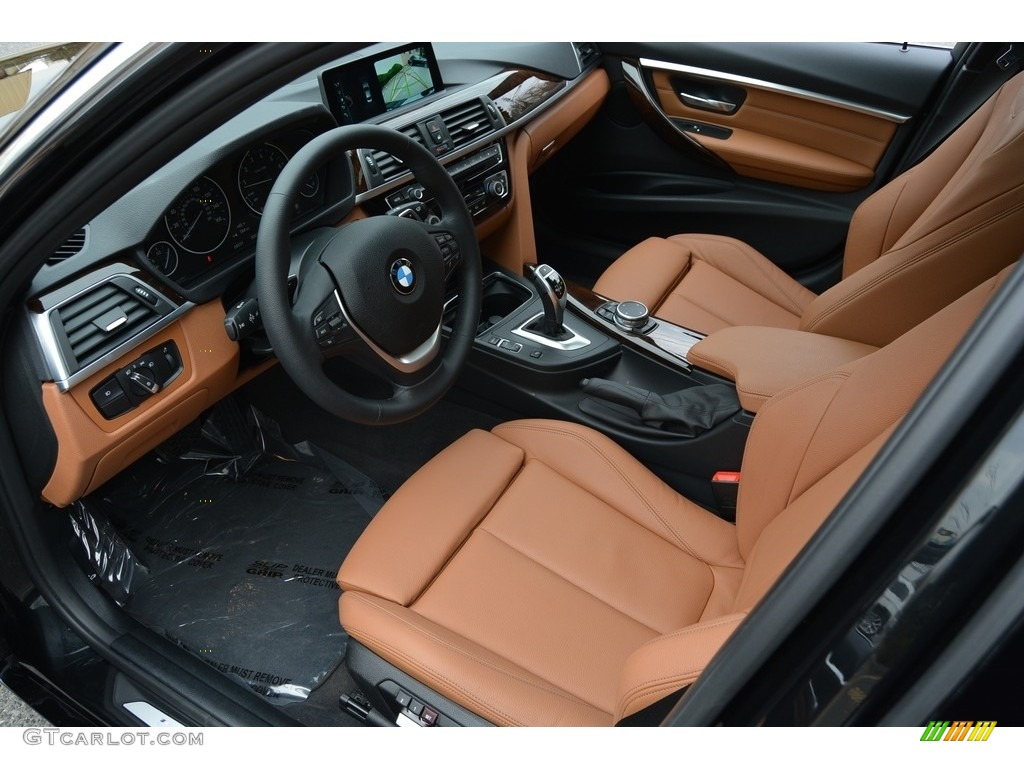 Saddle Brown Interior 2017 BMW 3 Series 330i xDrive Sedan Photo #119182476