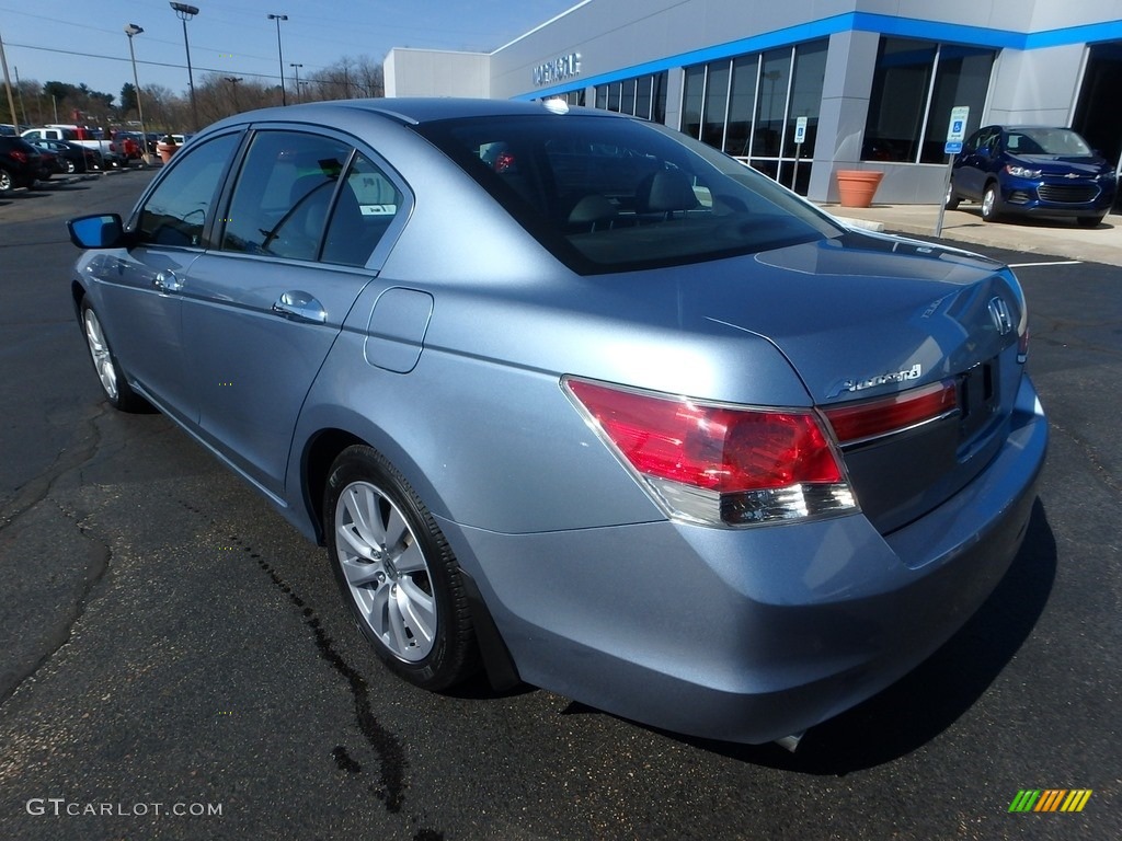 2011 Accord EX-L V6 Sedan - Celestial Blue Metallic / Black photo #4