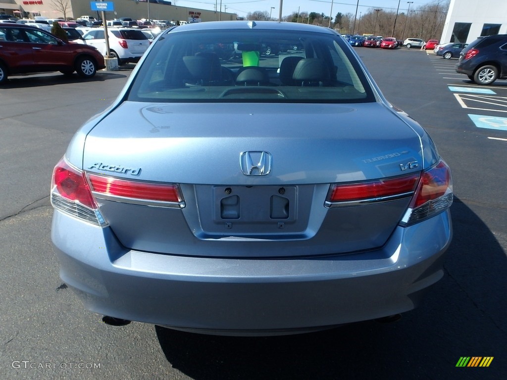 2011 Accord EX-L V6 Sedan - Celestial Blue Metallic / Black photo #6