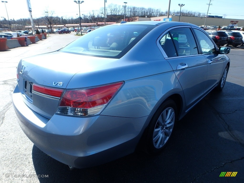 2011 Accord EX-L V6 Sedan - Celestial Blue Metallic / Black photo #7