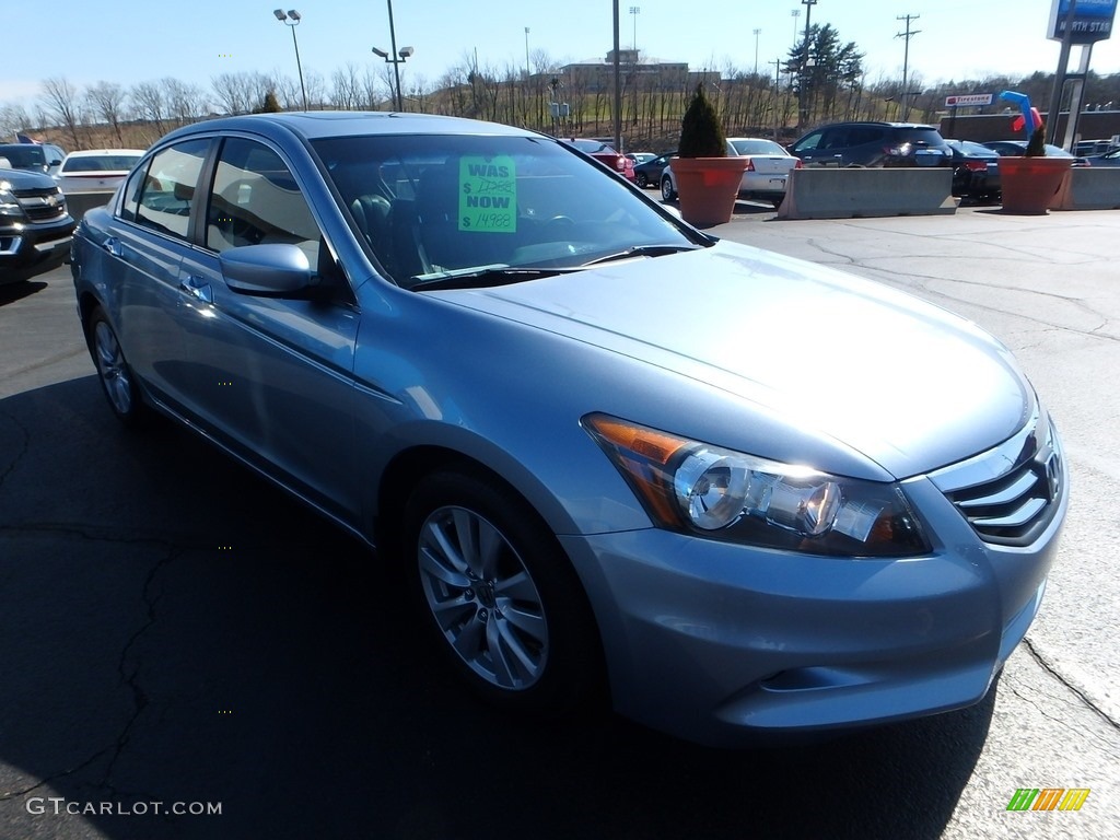 2011 Accord EX-L V6 Sedan - Celestial Blue Metallic / Black photo #10