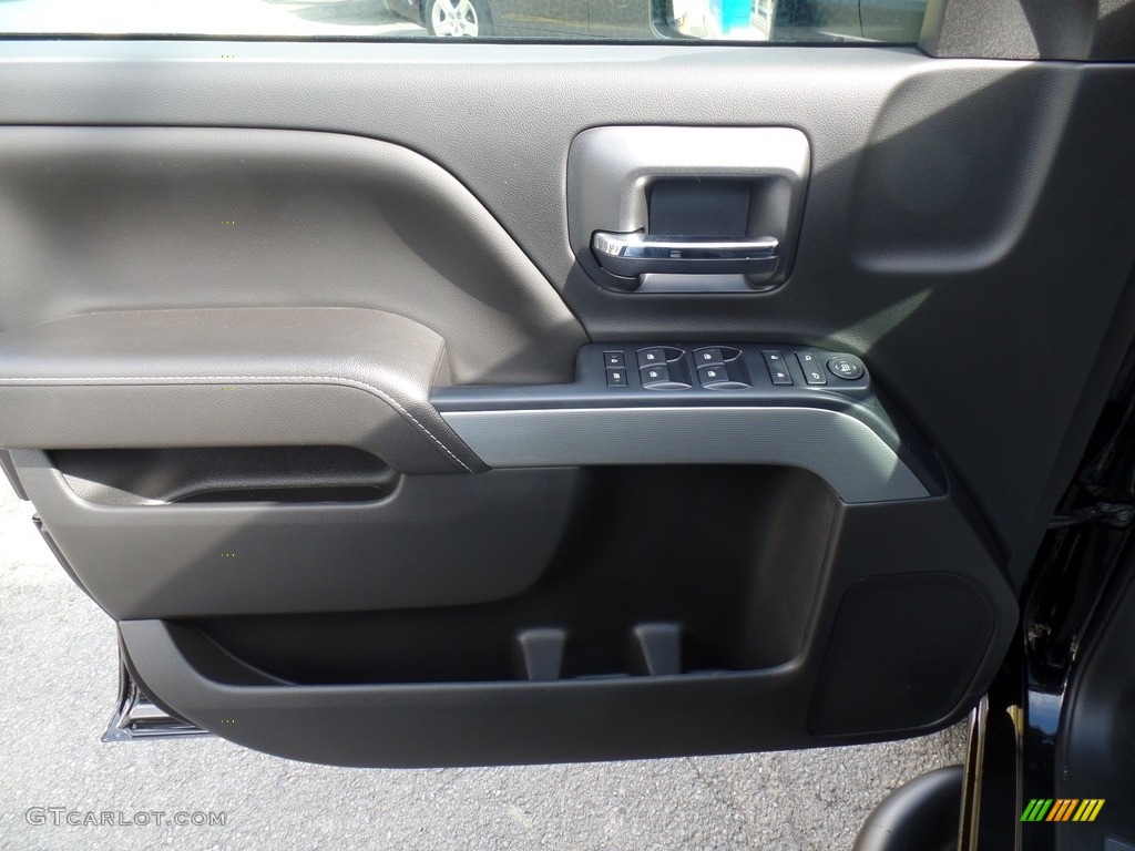 2017 Chevrolet Silverado 2500HD LTZ Crew Cab 4x4 Jet Black Door Panel Photo #119186930