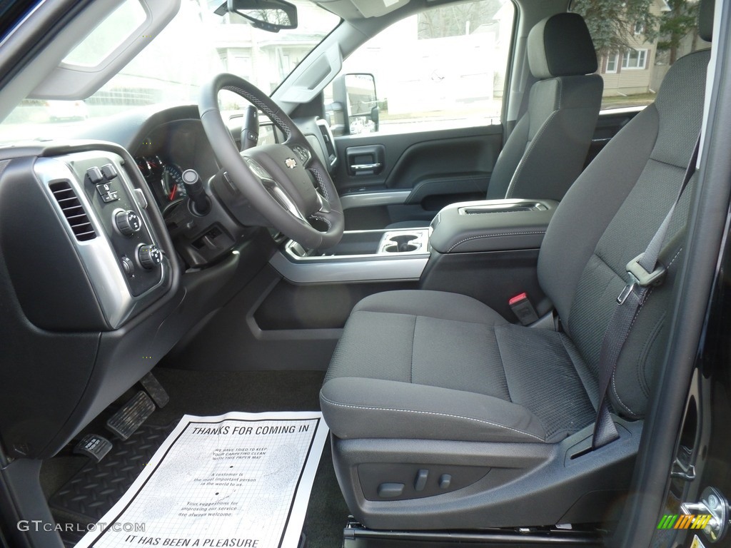 Jet Black Interior 2017 Chevrolet Silverado 2500HD LTZ Crew Cab 4x4 Photo #119186951