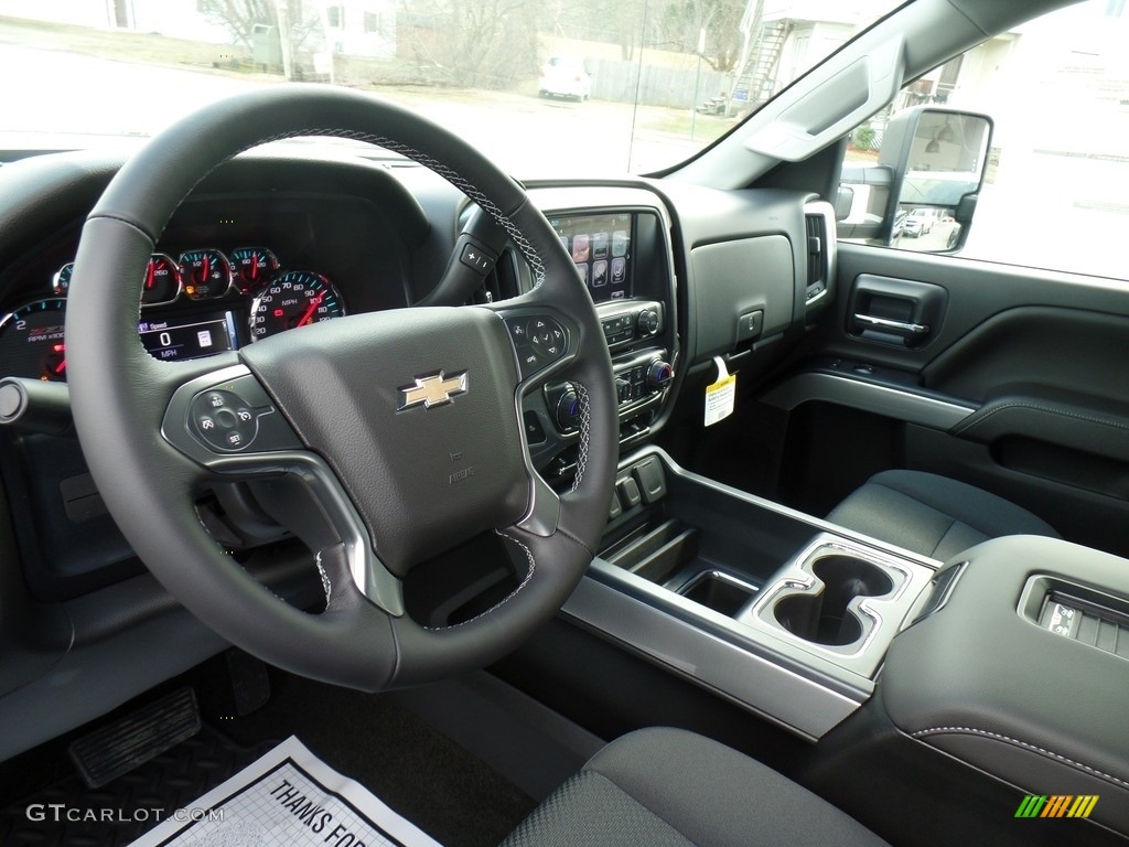 2017 Chevrolet Silverado 2500HD LTZ Crew Cab 4x4 Jet Black Dashboard Photo #119186960