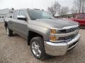 2017 Pepperdust Metallic Chevrolet Silverado 2500HD Work Truck Double Cab 4x4  photo #3