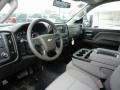 Dark Ash/Jet Black 2017 Chevrolet Silverado 3500HD Work Truck Regular Cab Dual Rear Wheel Chassis Interior Color