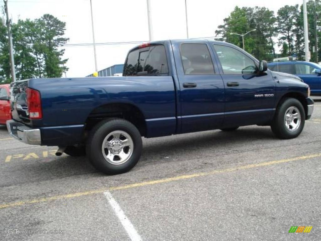 2005 Ram 1500 SLT Quad Cab - Patriot Blue Pearl / Dark Slate Gray photo #4