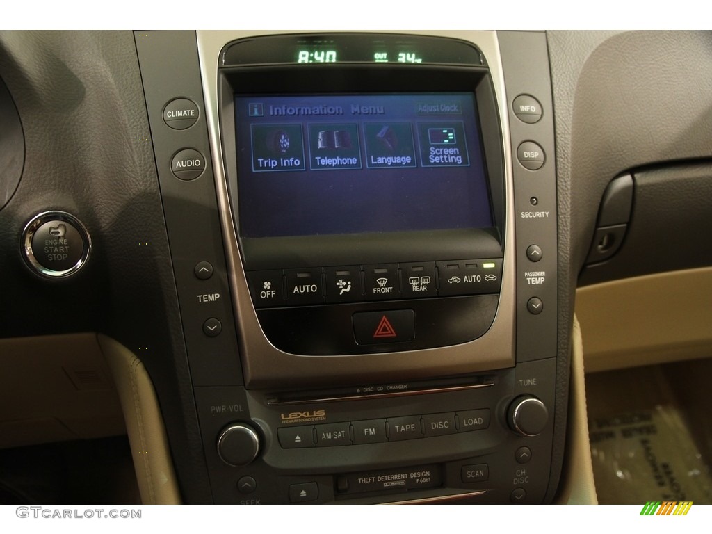 2006 GS 300 AWD - Blue Onyx Pearl / Cashmere photo #11
