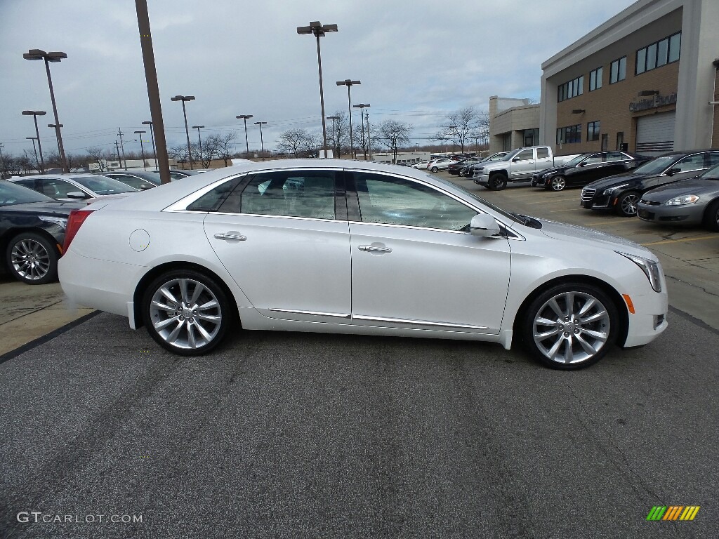 Crystal White Tricoat 2017 Cadillac XTS V-Sport Premium Luxury AWD Exterior Photo #119190850