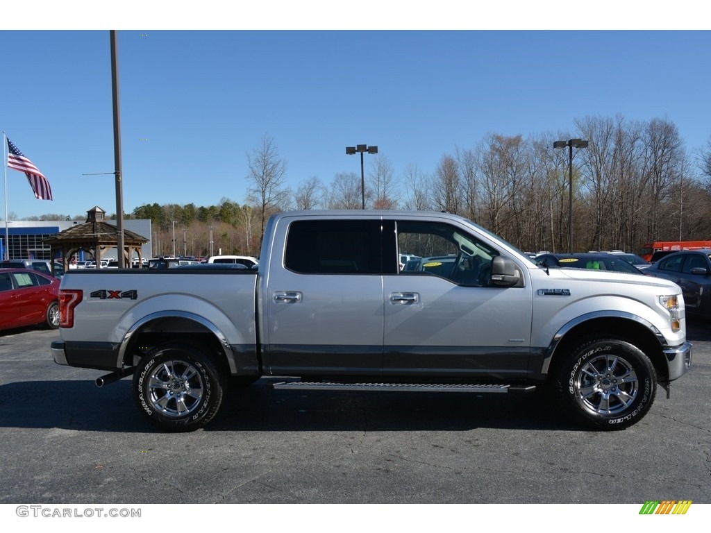 2017 F150 XLT SuperCrew 4x4 - Ingot Silver / Earth Gray photo #2