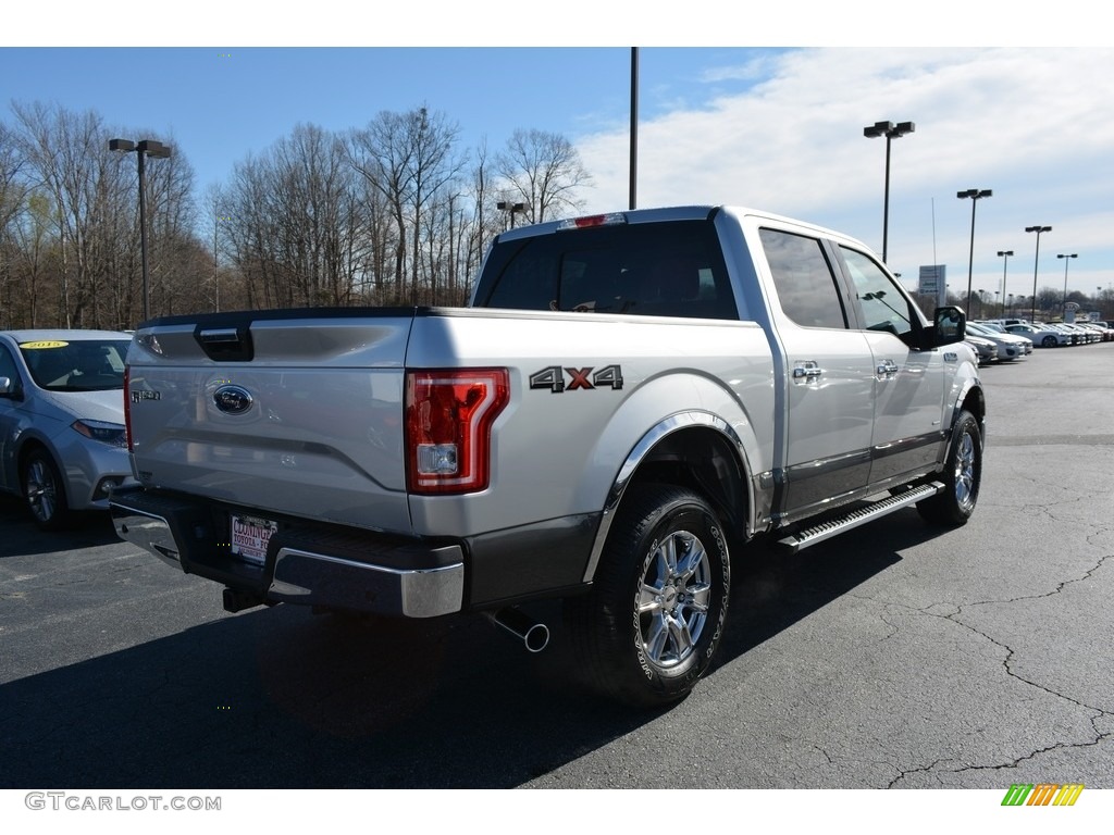2017 F150 XLT SuperCrew 4x4 - Ingot Silver / Earth Gray photo #3