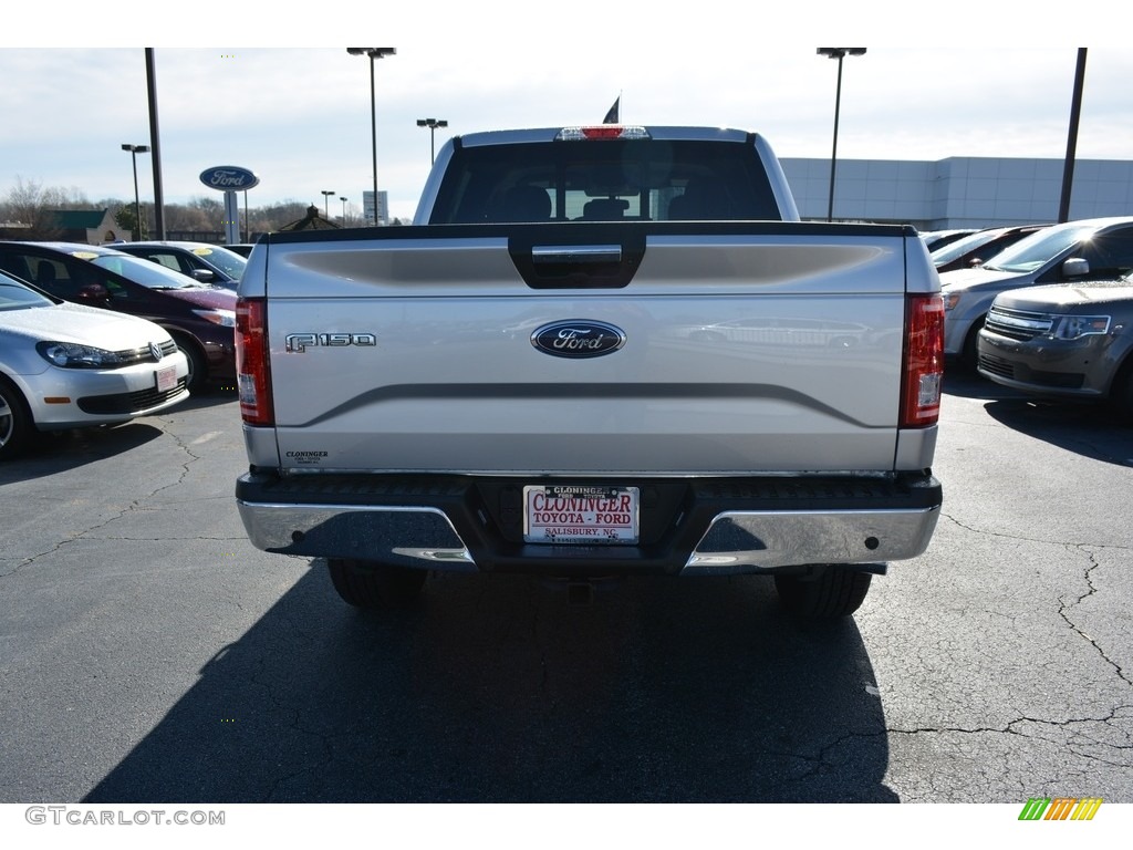 2017 F150 XLT SuperCrew 4x4 - Ingot Silver / Earth Gray photo #4