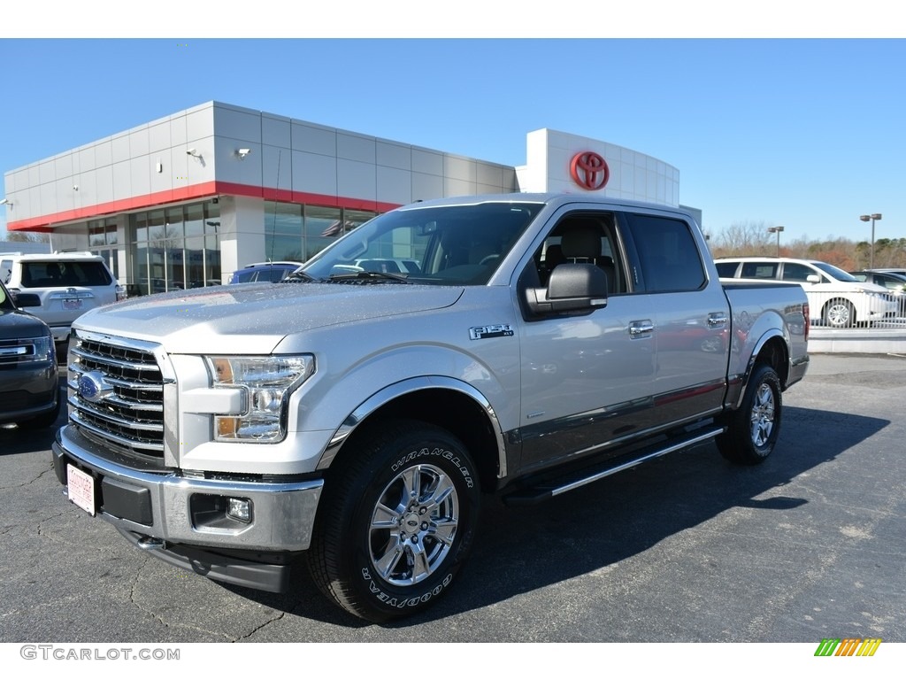 2017 F150 XLT SuperCrew 4x4 - Ingot Silver / Earth Gray photo #6