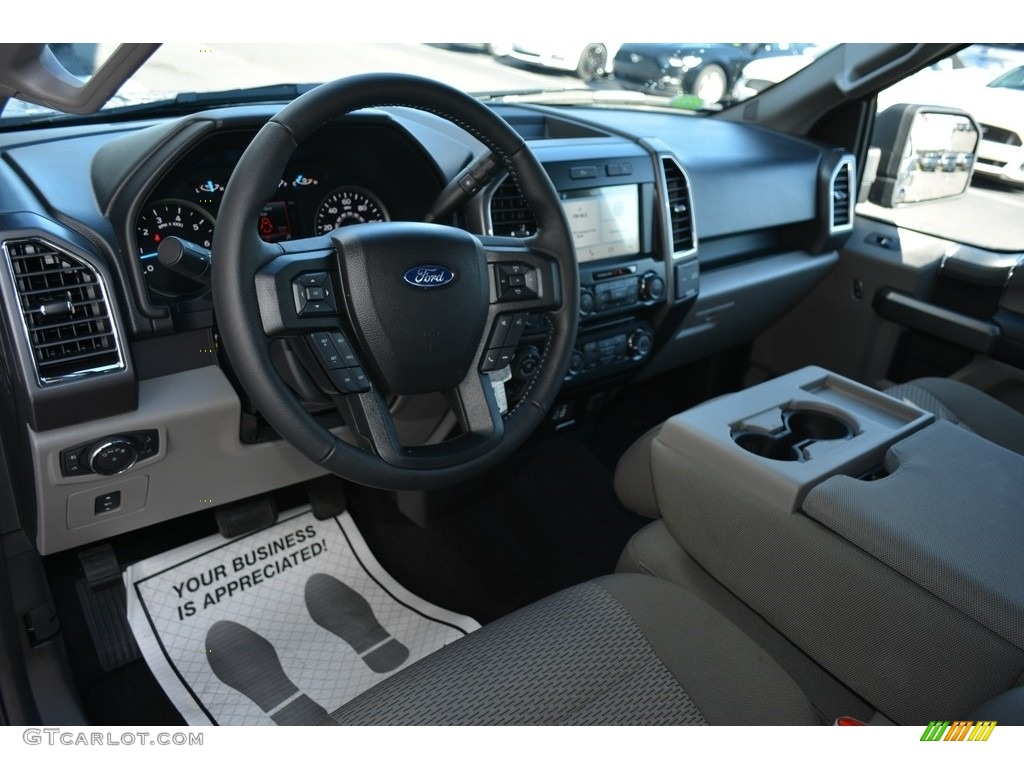 2017 F150 XLT SuperCrew 4x4 - Ingot Silver / Earth Gray photo #12