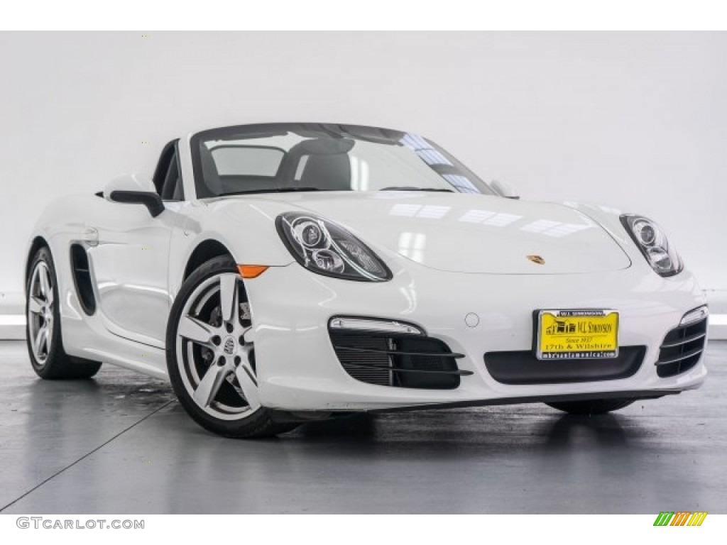 2015 Boxster  - White / Black photo #12