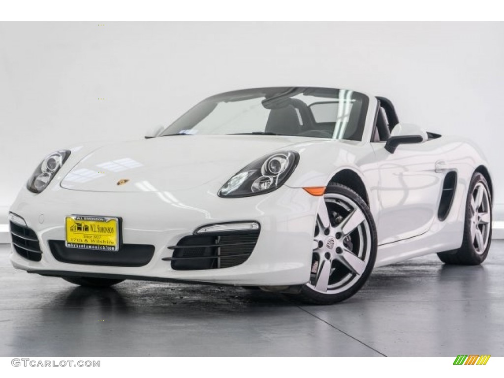 2015 Boxster  - White / Black photo #13